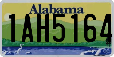 AL license plate 1AH5164