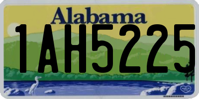 AL license plate 1AH5225