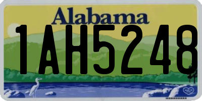 AL license plate 1AH5248