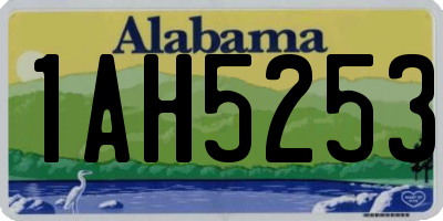 AL license plate 1AH5253