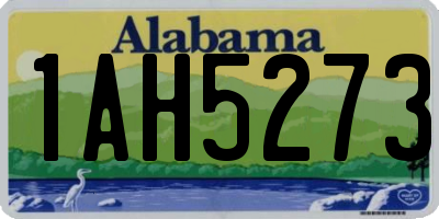 AL license plate 1AH5273