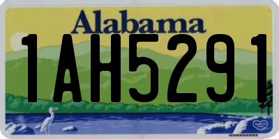 AL license plate 1AH5291