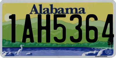 AL license plate 1AH5364