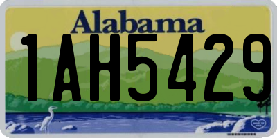 AL license plate 1AH5429