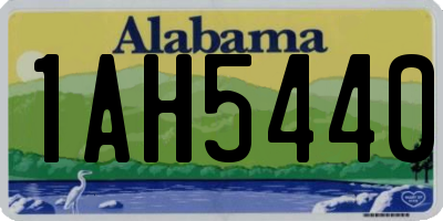 AL license plate 1AH5440