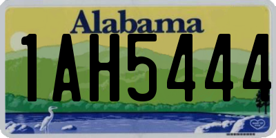 AL license plate 1AH5444