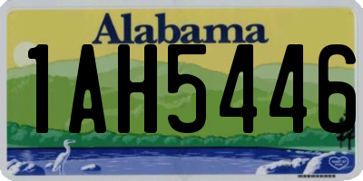 AL license plate 1AH5446