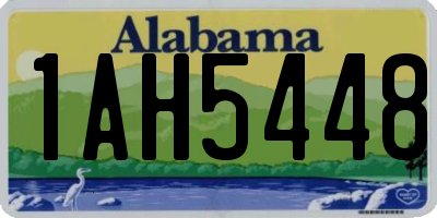 AL license plate 1AH5448