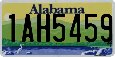 AL license plate 1AH5459