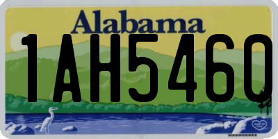AL license plate 1AH5460