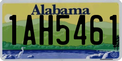 AL license plate 1AH5461