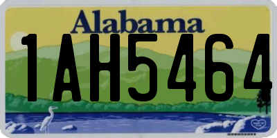 AL license plate 1AH5464