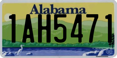 AL license plate 1AH5471