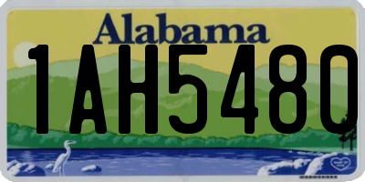 AL license plate 1AH5480