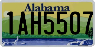AL license plate 1AH5507