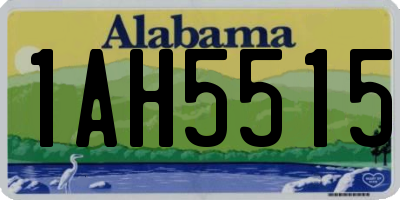 AL license plate 1AH5515