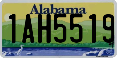 AL license plate 1AH5519