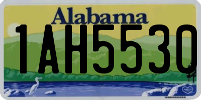 AL license plate 1AH5530