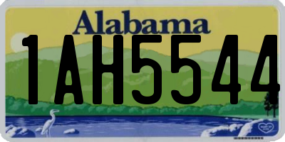 AL license plate 1AH5544