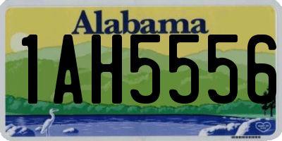 AL license plate 1AH5556