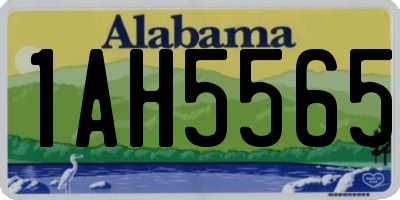AL license plate 1AH5565
