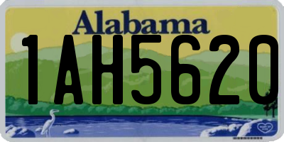 AL license plate 1AH5620