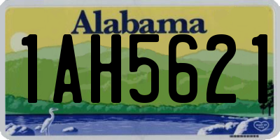 AL license plate 1AH5621