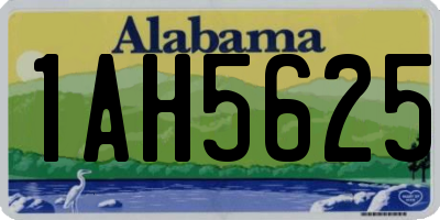 AL license plate 1AH5625