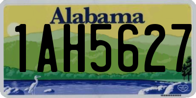 AL license plate 1AH5627