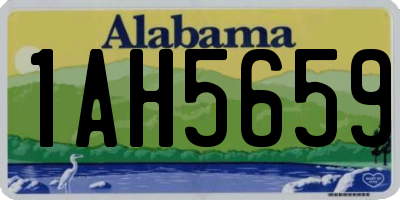 AL license plate 1AH5659