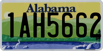 AL license plate 1AH5662