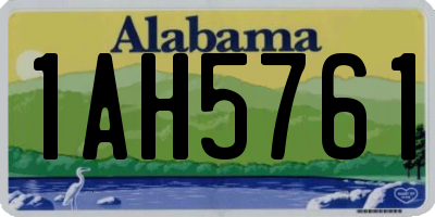 AL license plate 1AH5761