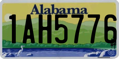 AL license plate 1AH5776