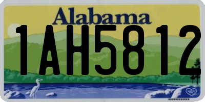 AL license plate 1AH5812