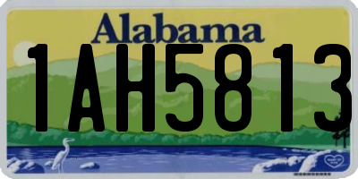 AL license plate 1AH5813