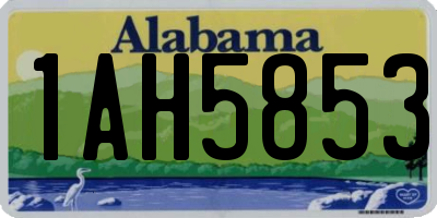 AL license plate 1AH5853