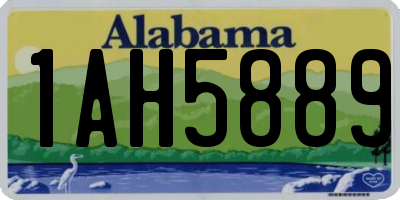 AL license plate 1AH5889