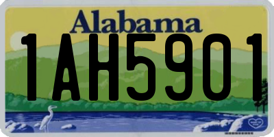 AL license plate 1AH5901