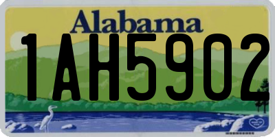 AL license plate 1AH5902