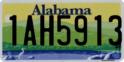 AL license plate 1AH5913