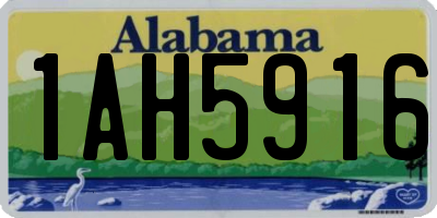 AL license plate 1AH5916