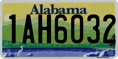 AL license plate 1AH6032