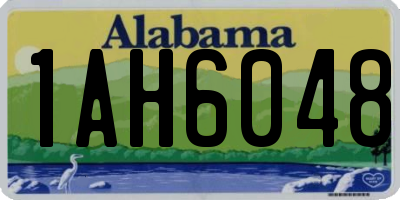 AL license plate 1AH6048