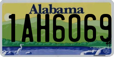 AL license plate 1AH6069