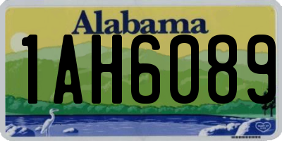 AL license plate 1AH6089