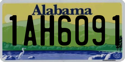 AL license plate 1AH6091