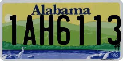AL license plate 1AH6113