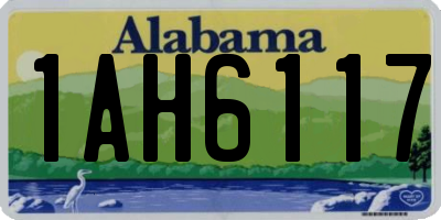 AL license plate 1AH6117