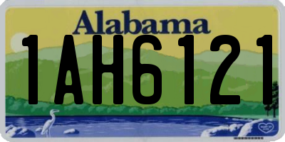 AL license plate 1AH6121