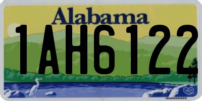 AL license plate 1AH6122